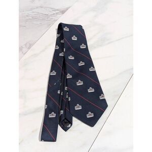 Corporate Fashions 90's Canton Ohio Football Hall of Fame Tie Lem Barney's Close